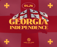 Georgia Independence Day Celebration Facebook post Image Preview