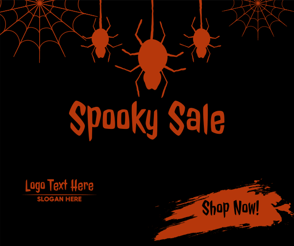 Spider Spooky Sale Facebook Post Design Image Preview