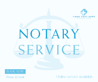 Legal Notary Facebook Post Design