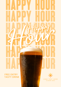 Happy Hour Night Poster Image Preview