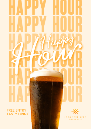 Happy Hour Night Poster Image Preview