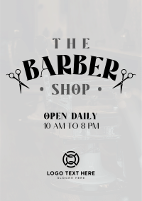 Hipster Barber Shop Flyer Image Preview