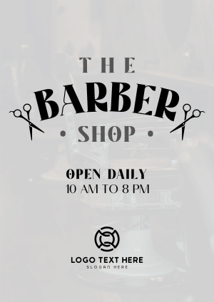 Hipster Barber Shop Flyer Image Preview