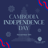 Cambodia Independence Festival Instagram post Image Preview