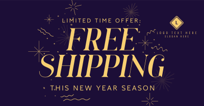 Year End Shipping Facebook ad Image Preview