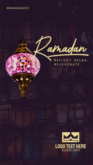Ramadan Stained Glass Instagram story