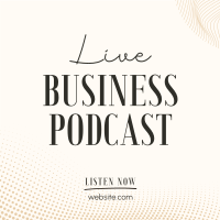 Corporate Business Podcast Instagram post Image Preview