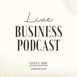 Corporate Business Podcast Instagram post Image Preview