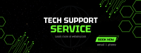 Tech Support Facebook cover Image Preview