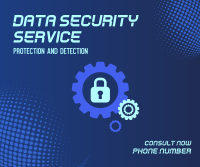 Data Protection Service Facebook Post Design