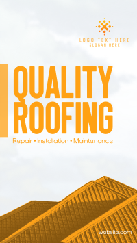 Quality Roofs Facebook story Image Preview