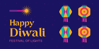 Diwali Lights Twitter post Image Preview