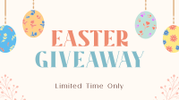 Minimalist Easter Egg Facebook Event Cover Image Preview