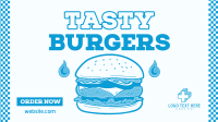 Vintage Tasty Burger Animation Preview