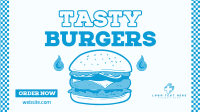 Vintage Tasty Burger Animation Preview