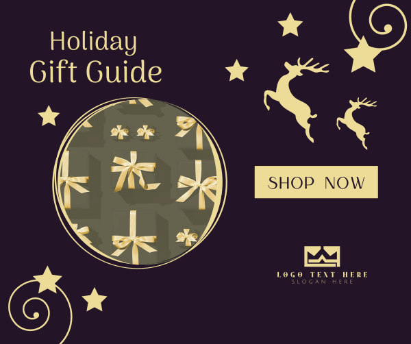 Holiday Gift Guide Facebook Post Design Image Preview