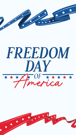 Freedom Day of America Facebook story Image Preview