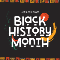 Tribal Black History Month Instagram post Image Preview