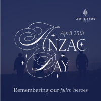 Anzac Day Remembrance Linkedin Post Image Preview