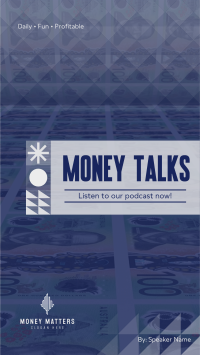 Money Talks Podcast TikTok Video Image Preview