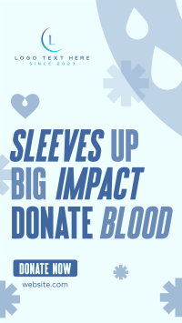 Droplet Blood Donation Facebook story Image Preview