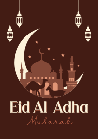 Blessed Eid Al Adha Poster Image Preview