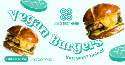 Vegan Burgers Facebook ad Image Preview