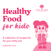 Healthy Recipes for Kids Instagram Post Design