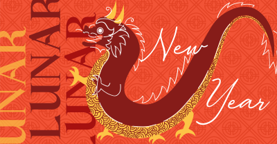 Chinese New Year Dragon Facebook ad Image Preview