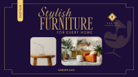 Stylish Furniture Store Facebook event cover Image Preview