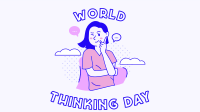 Woman Thinking Day Facebook event cover Image Preview