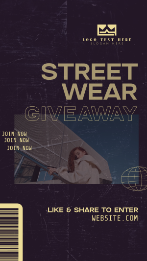 Streetwear Giveaway Facebook story Image Preview