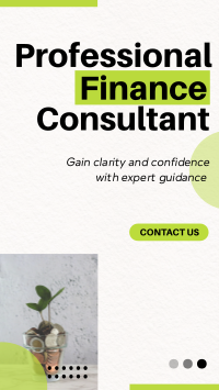 Modern Professional Finance Consultant Agency Instagram reel Image Preview