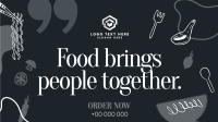 Food Quote Illustration Animation Preview
