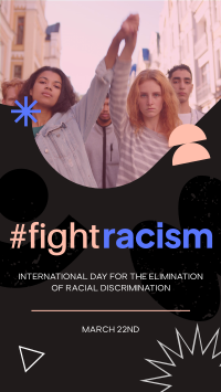 Elimination of Racial Discrimination Facebook Story Design