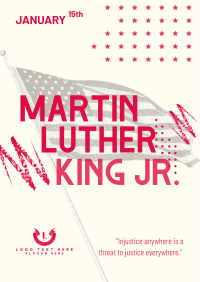 Honoring Martin Luther Flyer Design
