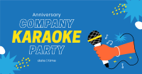 Company Karaoke Facebook Ad Design