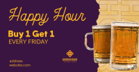 Free Drink Friday Facebook ad Image Preview