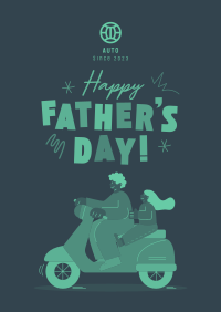 Quirky Father's Day Poster Image Preview