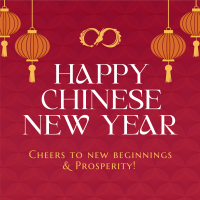 Lantern Chinese New Year Linkedin Post Image Preview