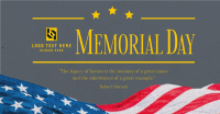 Modern Minimalist Memorial Day Facebook ad Image Preview