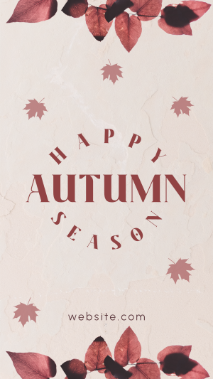 Autumn Season Leaves Facebook story Image Preview