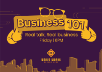 Business Podcast Postcard Image Preview