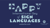 Happy Sign Facebook event cover Image Preview