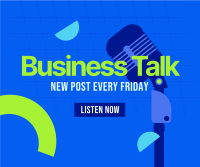 Business Podcast Facebook Post Design