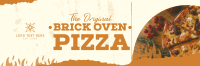 Brick Oven Pizza Twitter Header Design