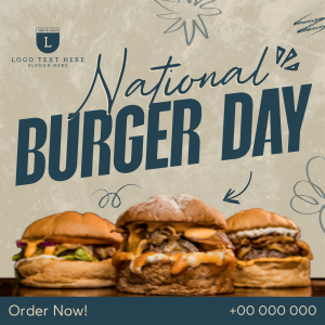 National Burger Day Instagram post Image Preview