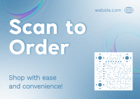 Generic Scan Order Postcard Design