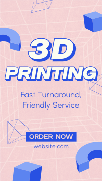 Agnostic 3D Printing Facebook Story Design