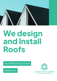 Roof Builder Flyer Design